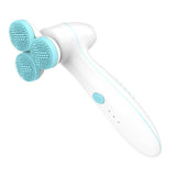 Three round 3D silicone cleansing instrument null