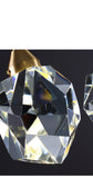 All Copper Light Luxury Crystal Chandelier Modern Minimalist Restaurant Three-Head Chandelier My Store