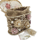 Pearl And Diamond Flower Handbag Drawstring Pork Cage Bag My Store