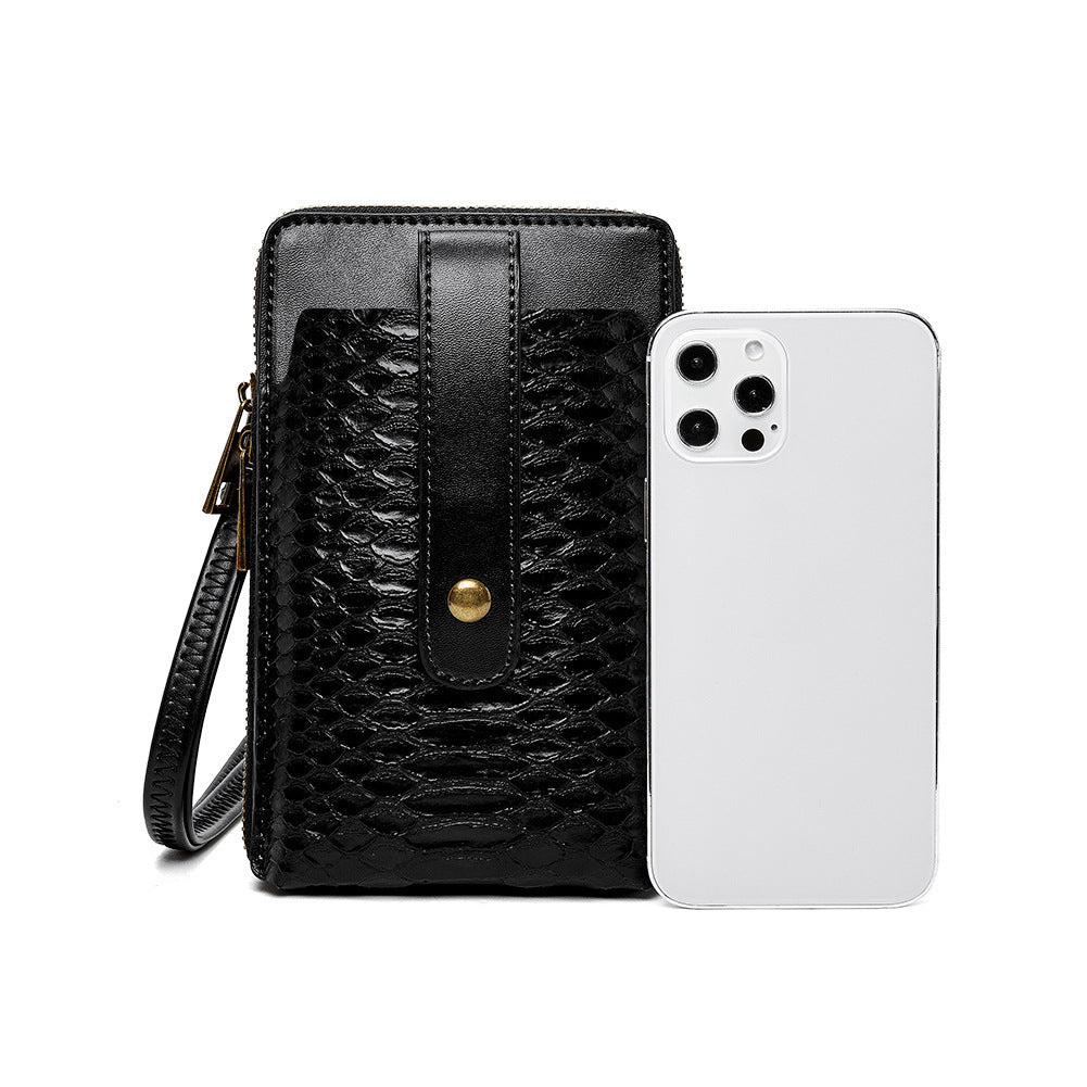 Ladies Shoulder Bag Snake Print Small Square Bag PU Leather Lipstick Bag My Store