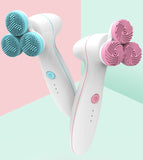 Three round 3D silicone cleansing instrument null