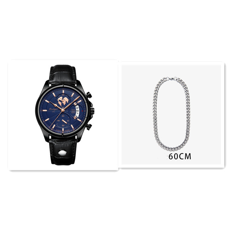 Multifunctional Luminous Men's Waterproof Quartz Watch My Store