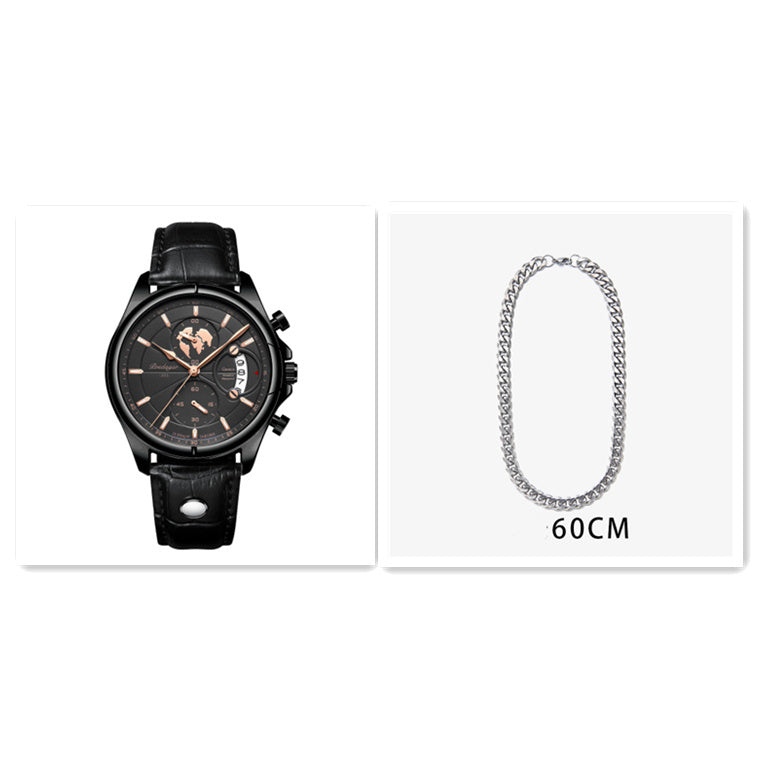 Multifunctional Luminous Men's Waterproof Quartz Watch My Store