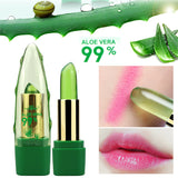 Aloe Vera Gel Color Changing Lipstick Gloss Moisturizer Anti-drying Desalination Fine-grain Lip Blam Care My Store