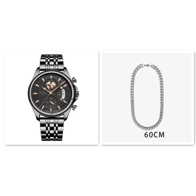 Multifunctional Luminous Men's Waterproof Quartz Watch My Store