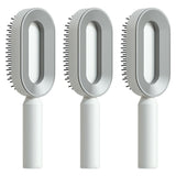 Self Cleaning Hair Brush For Women One-key Cleaning Hair Loss Airbag Massage Scalp Comb Anti-Static Hairbrush My Store
