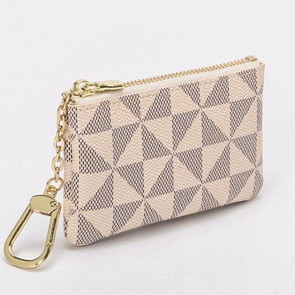 Mini Wallet With Key Ring Zipper Men's And Women's Fashion Bag Pendant Leather Classic Handbag - Not Shipped On Weekends, Banned On Amazon My Store