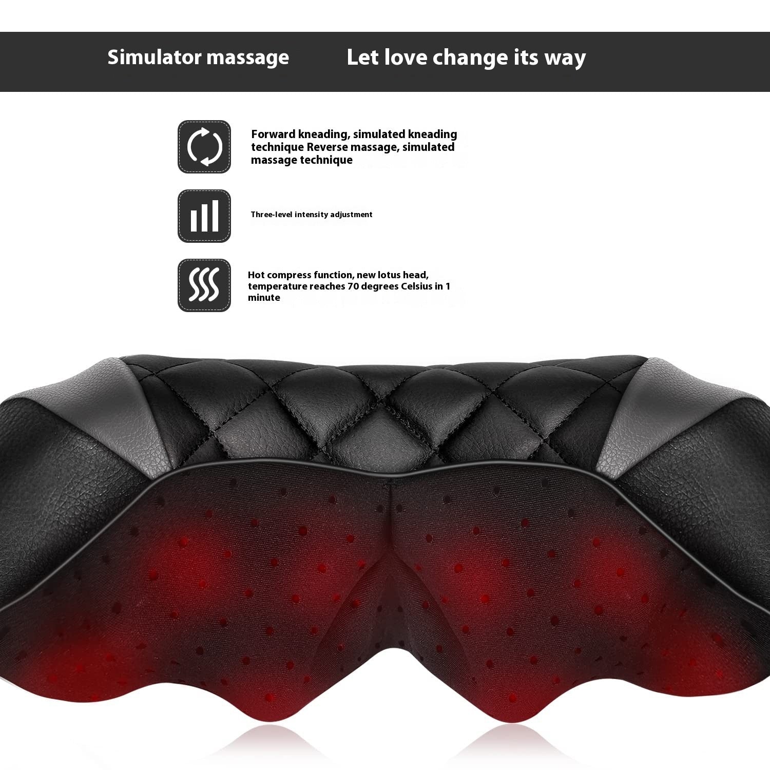 Neck Massager Kneading Hot Compress Multifunctional My Store