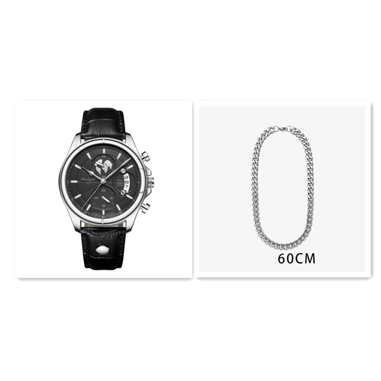 Multifunctional Luminous Men's Waterproof Quartz Watch My Store