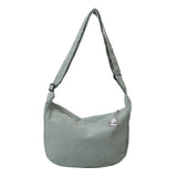 Corduroy Idle Style All-match Artistic One-shoulder Messenger Bag Student Casual Female Simple My Store