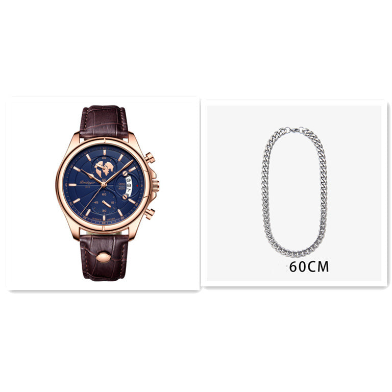 Multifunctional Luminous Men's Waterproof Quartz Watch My Store