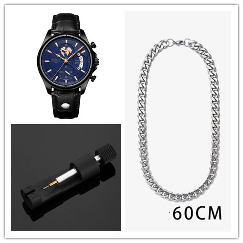 Multifunctional Luminous Men's Waterproof Quartz Watch My Store
