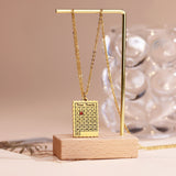 Female DIY Engraving Basic Versatile Calendar Necklace My Store