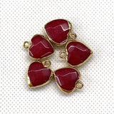 Natural Stone Faceted Malachite 15 X18mm Heart-shaped Tigereye Pendant My Store