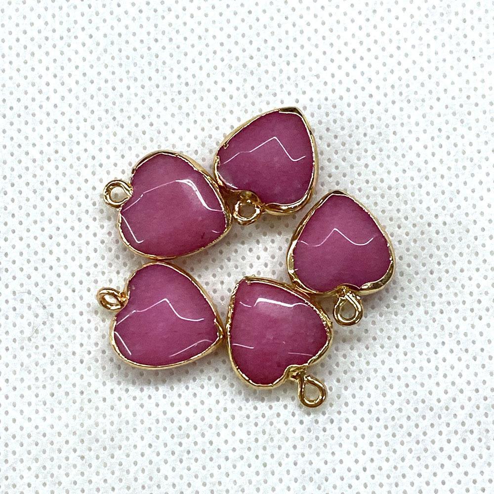 Natural Stone Faceted Malachite 15 X18mm Heart-shaped Tigereye Pendant My Store