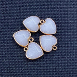 Natural Stone Faceted Malachite 15 X18mm Heart-shaped Tigereye Pendant My Store