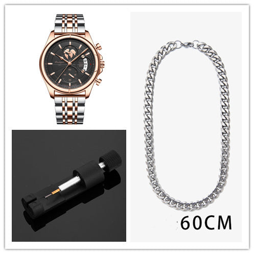 Multifunctional Luminous Men's Waterproof Quartz Watch My Store