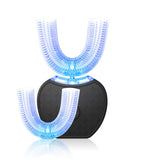 360 Degrees Intelligent Automatic Electric Toothbrush Waterproof U Type Tooth Brush Whitening Blue Light USB Charging My Store