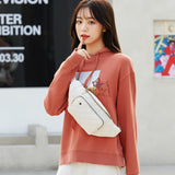 New Women's Fashion Embroidered Crossbody Bag Casual Rhombus Pu Pocket My Store