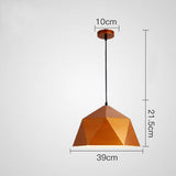Colorful Geometric Creative Small Hanging Lamps My Store