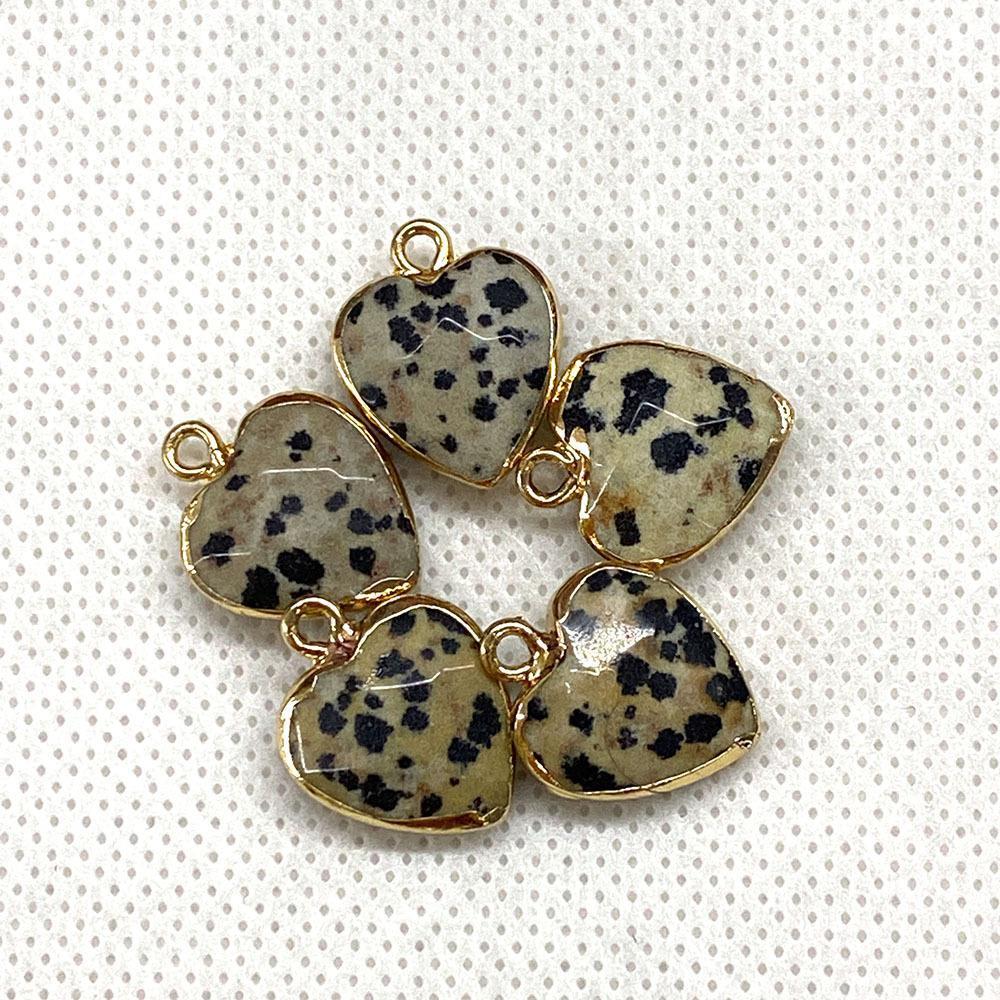 Natural Stone Faceted Malachite 15 X18mm Heart-shaped Tigereye Pendant My Store