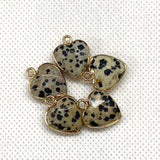 Natural Stone Faceted Malachite 15 X18mm Heart-shaped Tigereye Pendant My Store