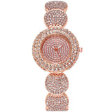Simple Temperament Spot Drill Round Small Dial Watch My Store