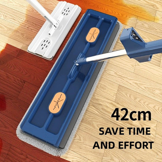 New Style Large Flat Mop 360 Rotating Mop Suitable Various Types Flooring Strong Water Absorption For Home Cleaning Floors My Store