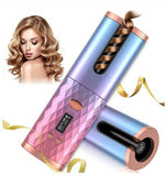 Rechargeable Automatic Hair Curler Women Portable Hair Curling Iron LCD Display Ceramic Curly Rotating Curling Wave Styer My Store