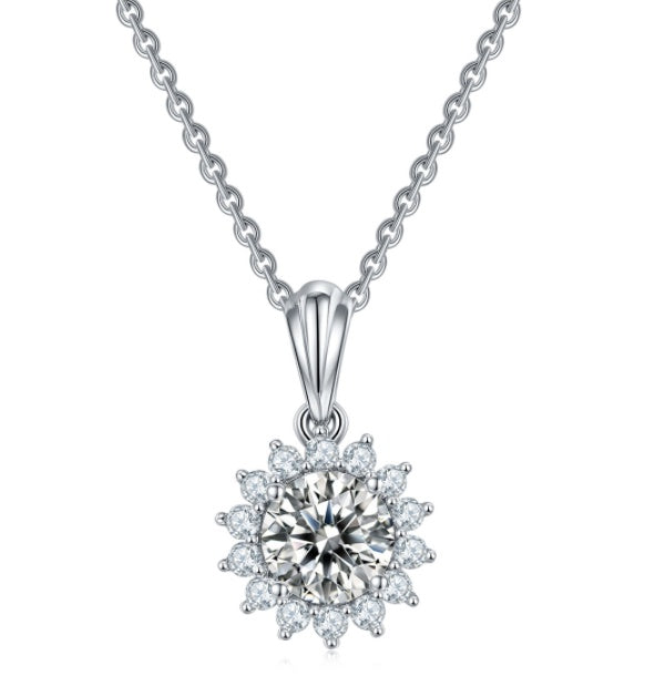 925 Silver Necklace Earring Bracelet Three Piece Set My Store