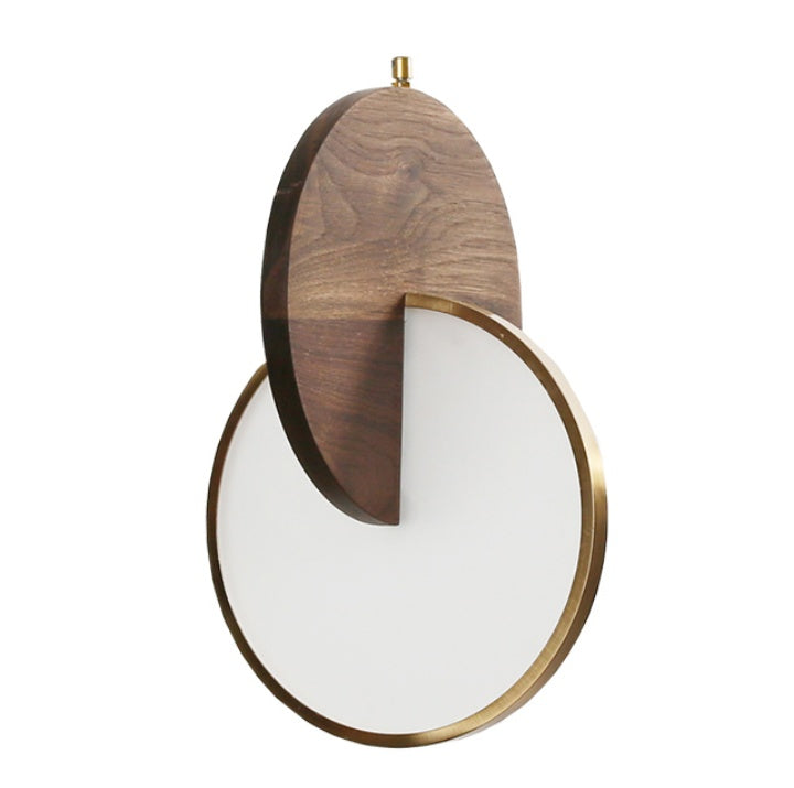 Long-line Light Atmosphere Walnut Solid Wood Chandelier My Store
