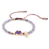 New Cross-Border Jewelry 4Mm Faceted Stone Bracelet Hand-Woven Stone Bracelet My Store