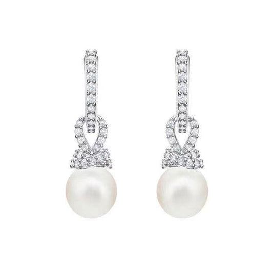 Elegant Temperament, All-Match, A More Elegant And Intellectual Pearl Jewelry With Diamonds My Store