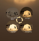 Cute Silicone Night Lights Sheep Cartoon Bedroom Lamp For Children's Room Decor Rechargeable Timing Dimming Sleep Night Light My Store