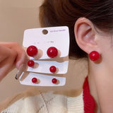 Pearl Retro French Simple Elegant Earrings My Store
