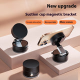Foldable Magnetic Vacuum Car Phone Holder