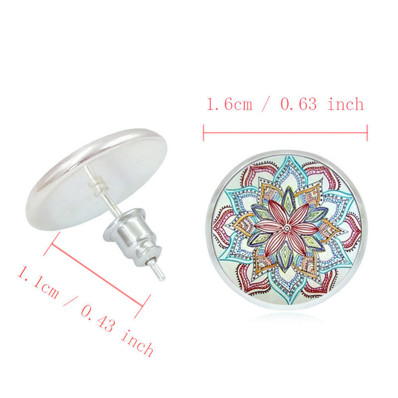 Mandala Flower Time Gemstone Necklace My Store