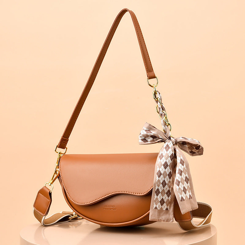 Special Interest Light Luxury Fall Winter Fashion Underarm Saddle Bag My Store