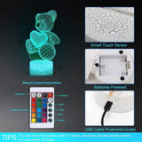 3D Lamp Acrylic USB LED Night Lights Neon Sign Lamp Xmas Christmas Decorations For Home Bedroom Birthday Decor Valentines Day Gifts My Store