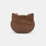 Log Creative Trendy Personalized Solid Wood Shoulder Crossbody Bag My Store