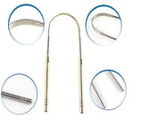 Best selling explosion models factory direct explosion models 304 stainless steel tongue scraper to remove bad breath clean tongue moss scraper My Store