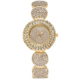 Simple Temperament Spot Drill Round Small Dial Watch My Store