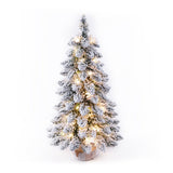Christmas Small Flocking Tree Mini Christmas Tree My Store