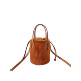 Mink-like Bucket Vintage Plush Hand Bag My Store