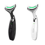 Neck Face Beauty Device Colorful LED Photon Therapy Skin Tighten Reduce Double Chin Anti Wrinkle Remove Lifting Massager My Store