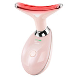 Neck Face Beauty Device Colorful LED Photon Therapy Skin Tighten Reduce Double Chin Anti Wrinkle Remove Lifting Massager My Store