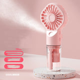 Strong Power Spray Humidification Small Mist Fan Humidification Usb Charging Portable Fan Icy And Refreshing Fan Water Supplement My Store