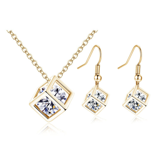 Water cube zircon set My Store