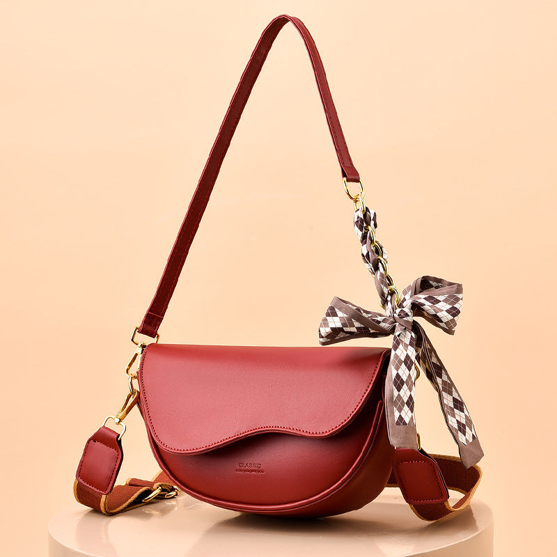 Special Interest Light Luxury Fall Winter Fashion Underarm Saddle Bag My Store