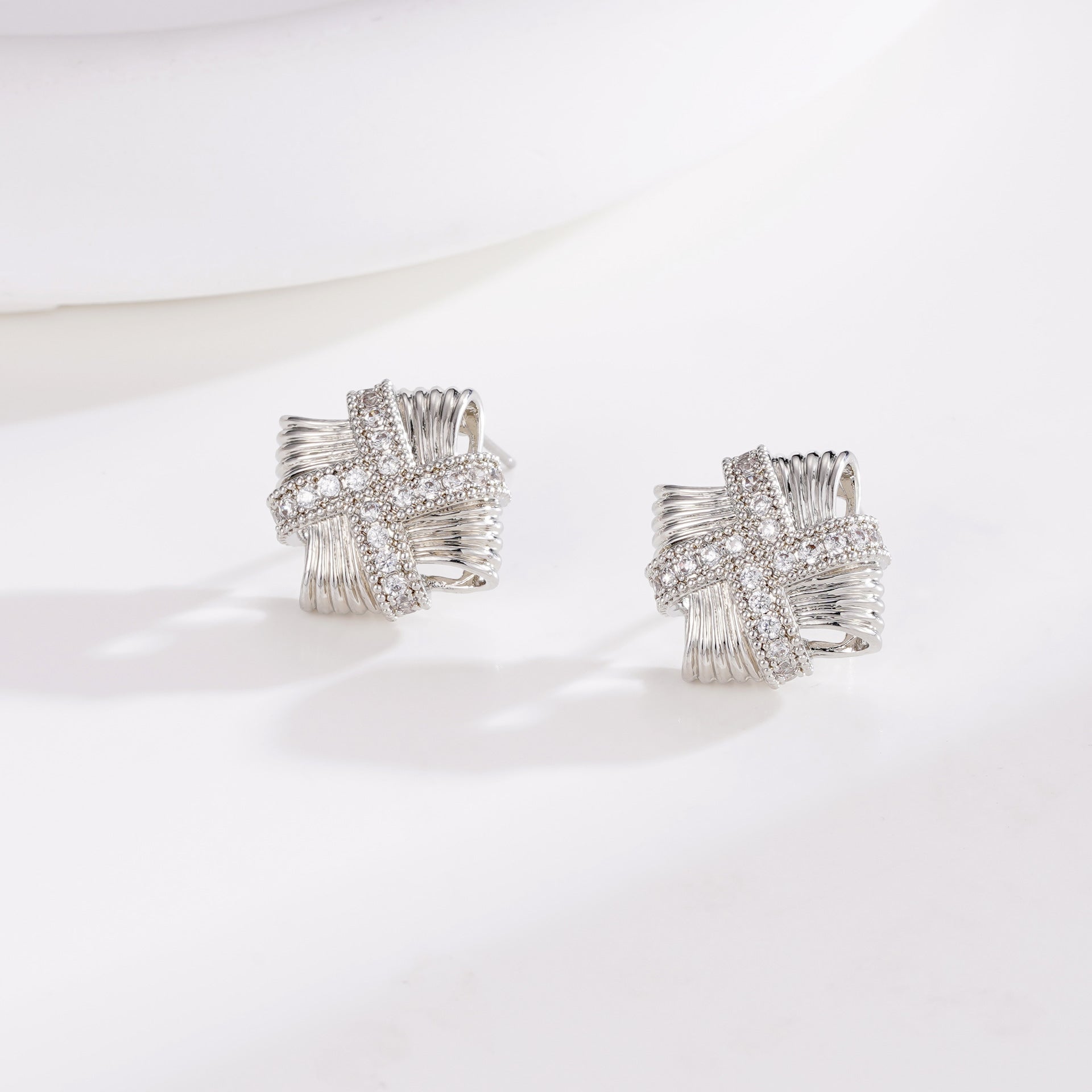 European And American Ins Style Diamond Stud Earrings Niche Design My Store